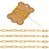 5M Brass Paperclip Chains CHC-TA0001-39G-2