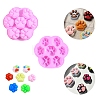 Proud DIY Pinch Mold 7-in-1 Multiple Specifications Cat Paw Print Fun Silicone Baking Jelly Supplementary Food Molds PW-WG71FFF-01-1