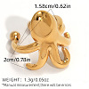 304 Stainless Steel Clip-on Earrings WG1F46C-01-2