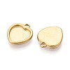 304 Stainless Steel Pendant Cabochon Settings STAS-T075-18G-2