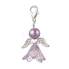 Angel Acrylic & Glass Pearl Pendant Decoration X1-HJEW-JM02364-01-4