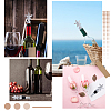 2Pcs 2 Styles Silicone Wine Bottle Stoppers FIND-GF0009-80-6