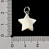 Natural White Shell & Crystal Rhinestone Pendants SH-CBAC52B-01B-3