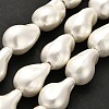 Electroplate Shell Pearl Beads Strands BSHE-C009-04A-2