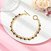 Brass Oval Link Chains Bracelets BJEW-MZ00348-1