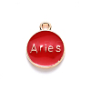 Alloy Enamel Pendants X-ENAM-S124-01A-07A-3