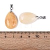 Natural Topaz Jade Pendants G-N362-03P-13-3