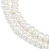 Electroplated Shell Pearl Beads Strands BSHE-Z009-11-4