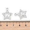 Alloy Rhinestone Pendants RB-CBA332B-03P-3