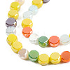 Electroplate Glass Beads Strands EGLA-N002-40A-03-3