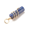 Natural Lapis Lazuli Pendants PALLOY-JF01560-04-4