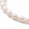 Grade A Natural Pearl Beaded Bracelets with Brass Spring Ring Clasps for Women X-BJEW-JB08037-4