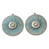 Tibetan Style Alloy Pendants FIND-B055-02G-1