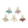 Natural Gemstone Pendants PALLOY-JF05141-02-1