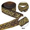 Gorgecraft Ethnic Style Polyester Silk Grosgrain Ribbon OCOR-GF0001-79B-4