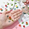 100Pcs 2 Styles Transparent Glass Beads GLAA-YW0003-44-3
