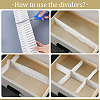 Rectangle Plastic Drawer Dividers AJEW-WH0556-99-3
