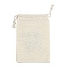 Cloth Hangover Kit Party Favor Drawstring Bags ABAG-A012-05B-03-2