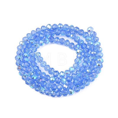 Electroplate Glass Beads Strands EGLA-A044-T3mm-L14-1