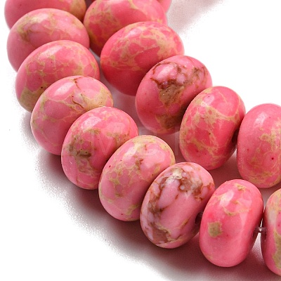 Synthetic Imperial Jasper Dyed Beads Strands G-D077-E01-01H-1