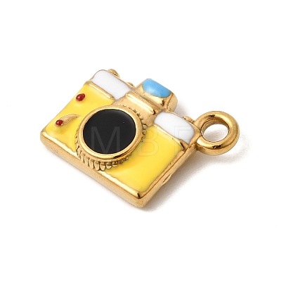 304 Stainless Steel Enamel Pendants STAS-G386-03G-02-1