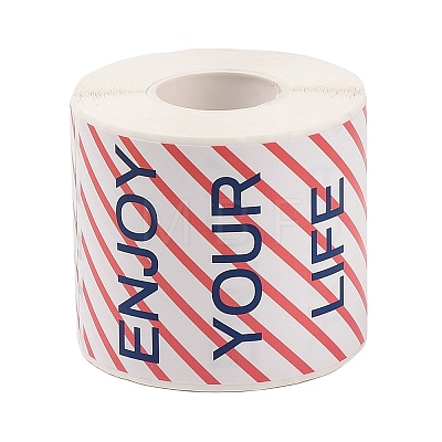 200Pcs Thank You Theme Stickers Roll DIY-M070-01F-1