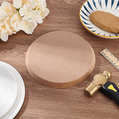 Round Pottery Tools Ceramic Plate Forming Mold DIY-WH0056-07B-1