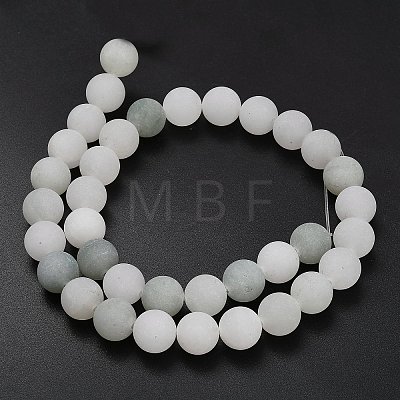Natural Tianshan Cui Quartzite Beads Strands G-G305-A02-10mm-1