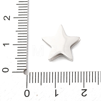 304 Stainless Steel Rhinestone Slide Charms STAS-P421-04C-P-1