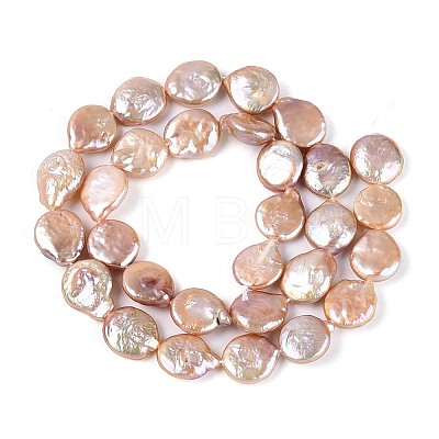 Natural Baroque Keshi Pearl Beads Strands PEAR-S018-02C-06-1