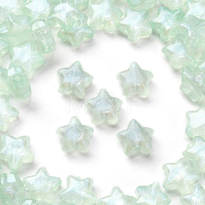 Luminous Transparent Acrylic Beads MACR-D024-24G-1