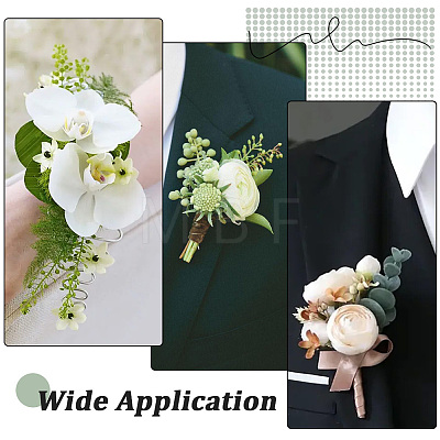 20Pcs Iron & Plastic Brooch Findings JEWB-SC0001-97-1