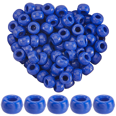 800Pcs Opaque Plastic Beads KY-SP0001-47H-1