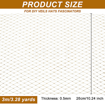 Polyester Mesh Fabric AJEW-WH0314-313A-1