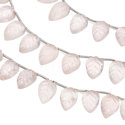 Natural Rose Quartz Carved Beads Strands GG-CBA0C95-E09-1
