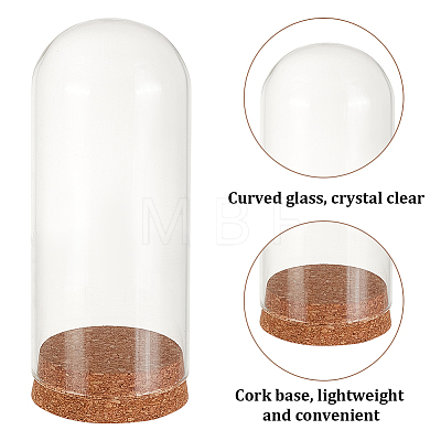 Glass Dome Cover AJEW-WH0314-446A-1