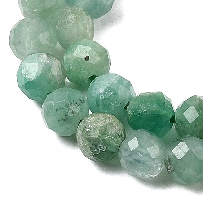 Natural Emerald Beads Strands G-Z106-A02-4mm-01-1