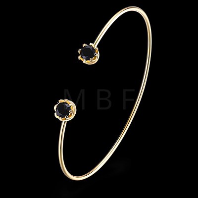 Fashion Brass Cuff Bangles BJEW-BB21805-A-1