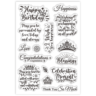 Custom Summer Theme PVC Plastic Clear Stamps DIY-WH0631-0141-1