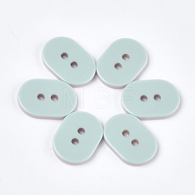 2-Hole Resin Buttons RESI-S374-22B-1