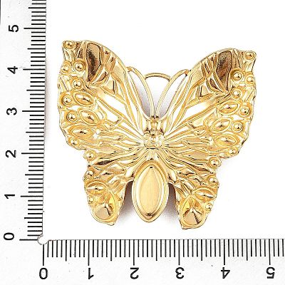304 Stainless Steel Enamel with Rhinestone Pendants STAS-Z186-06G-02-1