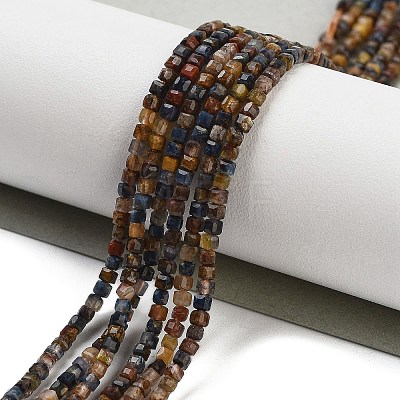 Natural Pietersite Beads Strands G-H042-B10-01-1