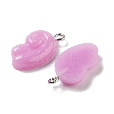 Opaque Resin Pendants FIND-M035-01A-1