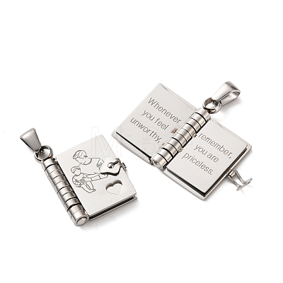 304 Stainless Steel Pendants SA-CBA694E-01P-07-1
