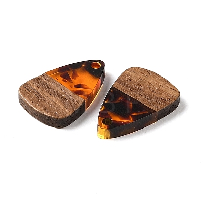 Resin & Wood Pendants WOOD-S061-02O-1