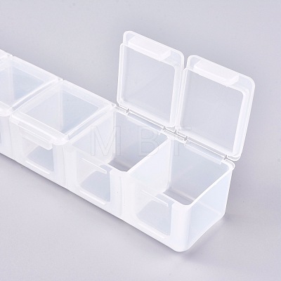 28 Grids Polypropylene(PP) Craft Organizer Case Storage Box CON-K004-09-1