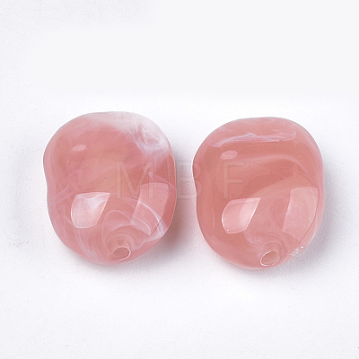 Acrylic Beads OACR-S029-019I-1