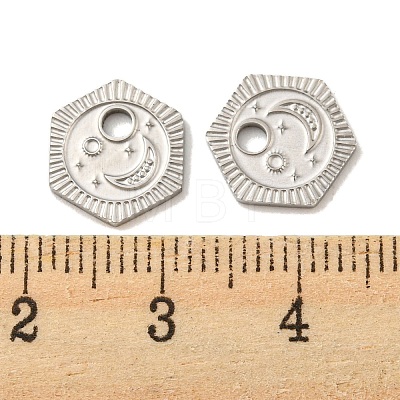 316 Surgical Stainless Steel Charms STAS-G325-08P-1
