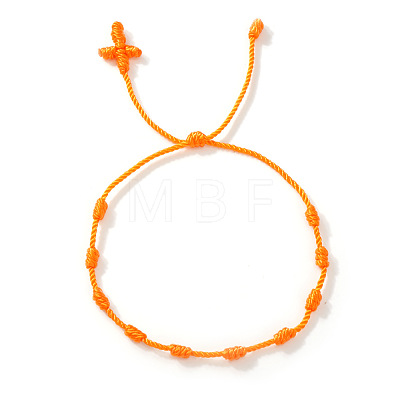 Bohemian Knotted Braided Nylon Cord Bracelets UQ5107-13-1