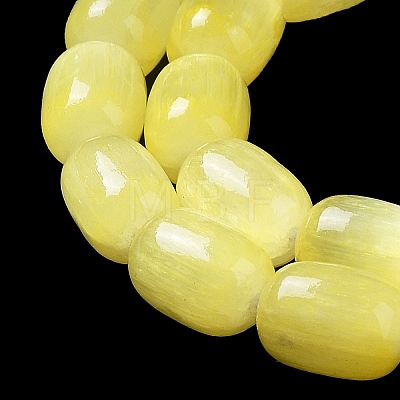 Natural Selenite Beads Strands G-F750-07-1